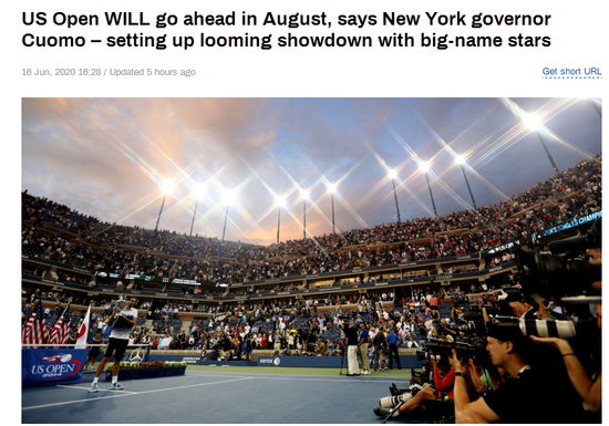 全球最重要体育赛事之一重启!2020美网将如期举办