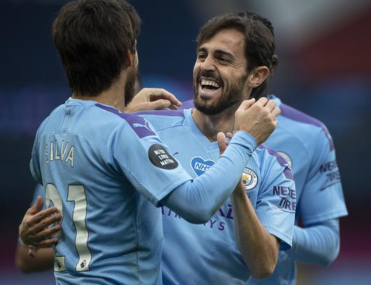 英超-曼城主场2-1击败伯恩茅斯 席尔瓦任意球热苏斯破门 英超-曼城主场2-1击败伯恩茅斯 席尔瓦任意球热苏斯破门