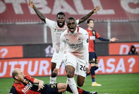 意甲-米兰两度扳平2-2热那亚 领先优势仅剩下1分 意甲-米兰两度扳平2-2热那亚 领先优势仅剩下1分