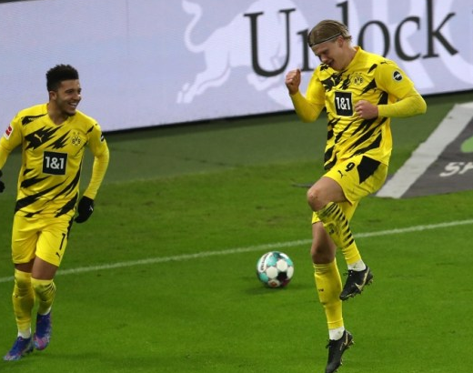 德甲-多特3-13-1轻取莱比锡红牛 哈兰德梅开二度桑乔破门 德甲-多特3-13-1轻取莱比锡红牛 哈兰德梅开二度桑乔破门