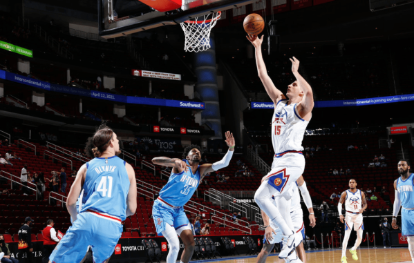 掘金6人上双128-99大胜火箭 沃尔10分约基奇29+16+7 掘金6人上双128-99大胜火箭 沃尔10分约基奇29+16+7