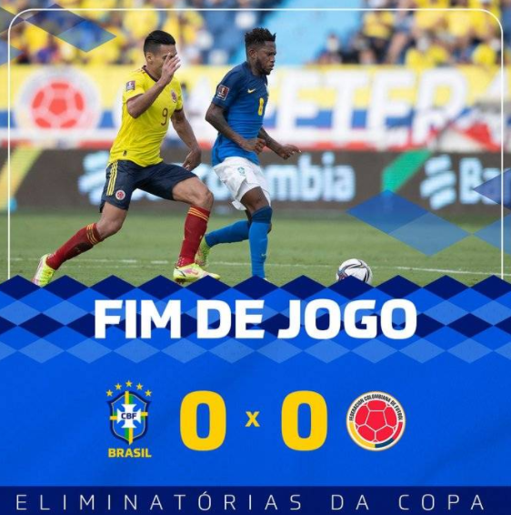 世预赛-巴西0-0哥伦比亚九连胜遭终结 帕奎塔失单刀双方机会寥寥 世预赛-巴西0-0哥伦比亚九连胜遭终结 帕奎塔失单刀双方机会寥寥