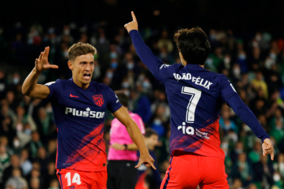 西甲-马竞3-1贝蒂斯 菲利克斯双响勒马尔替补建功 西甲-马竞3-1贝蒂斯 菲利克斯双响勒马尔替补建功