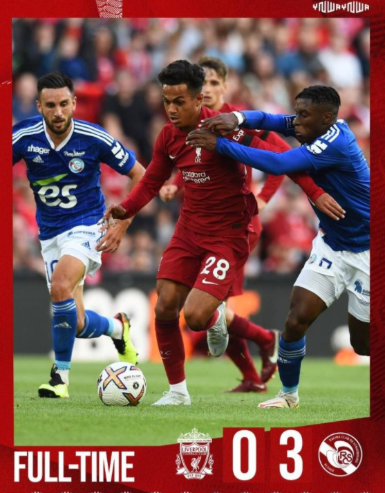 热身赛-利物浦0-3斯特拉斯堡 后防屡犯错托马森双响 热身赛-利物浦0-3斯特拉斯堡 后防屡犯错托马森双响