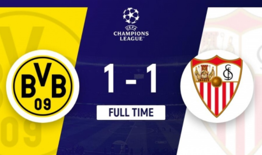 欧冠-多特蒙德1-1塞维利亚 拉基蒂奇助攻夸西破门贝林厄姆扳平 欧冠-多特蒙德1-1塞维利亚 拉基蒂奇助攻夸西破门贝林厄姆扳平