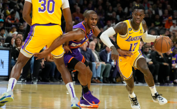 NBA-太阳130-104轻取湖人夺3连胜 保罗28分创新高 詹眉威少全缺阵 NBA-太阳130-104轻取湖人夺3连胜 保罗28分创新高 詹眉威少全缺阵