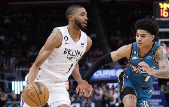 布里奇斯26+6艾维23+10+5 汉普顿空砍27分篮网123-108轻取活塞 