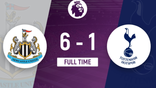 英超-惨案!墨菲、伊萨克均双响凯恩破门 纽卡6-1血洗热刺升至第三 英超-惨案!墨菲、伊萨克均双响凯恩破门 纽卡6-1血洗热刺升至第三