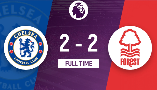 英超-切尔西2-2战平森林近9轮仅1胜 斯特林双响&破4个月联赛球荒 英超-切尔西2-2战平森林近9轮仅1胜 斯特林双响&破4个月联赛球荒