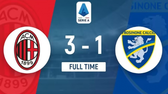 意甲-AC米兰3-1击败弗洛西诺内仍第3 约维奇传射迈尼昂助攻普利西奇 意甲-AC米兰3-1击败弗洛西诺内仍第3 约维奇传射迈尼昂助攻普利西奇