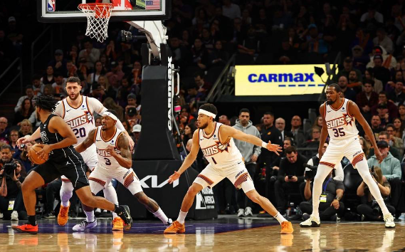 杜兰特27分布克空砍34+12 大桥21分篮网客场116-112力克太阳 杜兰特27分布克空砍34+12 大桥21分篮网客场116-112力克太阳