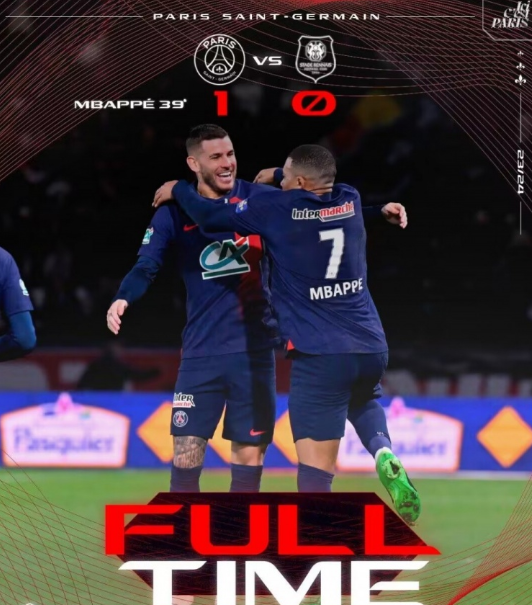 法国杯-巴黎1-0小胜雷恩进决赛,姆巴佩破门&失点 法国杯-巴黎1-0小胜雷恩进决赛,姆巴佩破门&失点