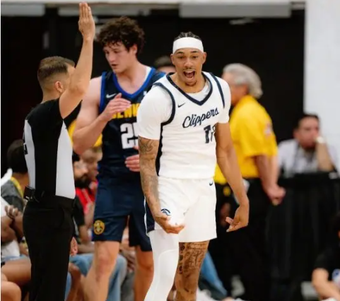 NBA夏联-快船胜掘金二轮秀36+6三分 霍姆斯右脚跟腱撕裂赛季报销 