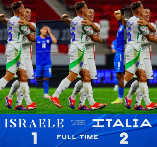 欧国联-意大利2-1以色列两连胜领跑 弗拉泰西连场破门