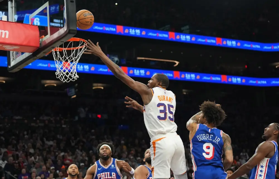 杜兰特35+6&准绝杀 乔治首秀15+5&6失误 太阳险胜76人迎5连胜