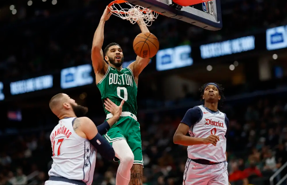 塔图姆28+12 库利巴利19+6 普尔21+7 绿军7人上双轻取奇才