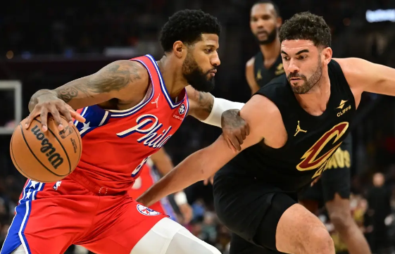 小莫布里22+13+7 乔治12中4 恩比德缺阵 骑士大胜76人取4连胜