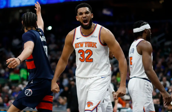 布伦森55+9 唐斯30+14 尚帕尼31+10 尼克斯加时胜奇才迎7连胜