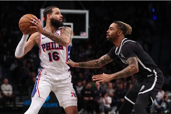 恩比德三节打卡&28+12+6 拉塞尔再伤退&5分4助 76人大胜篮网