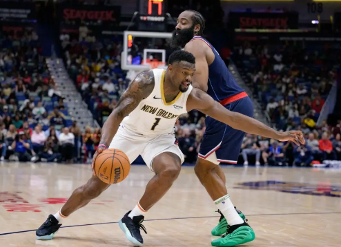 锡安22+10+12 哈登25+17 莱昂纳德29+8 鹈鹕拒逆转力克快船