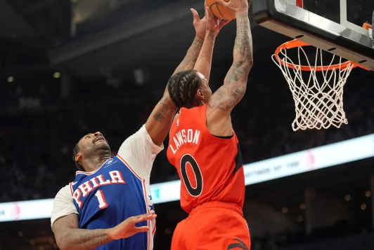 罗登25+12 罗宾逊25+12+6 格莱姆斯29分 猛龙三人20+力克76人