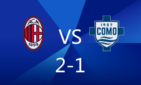 意甲-米兰主场2-1逆转科莫，赖因德斯传射建功