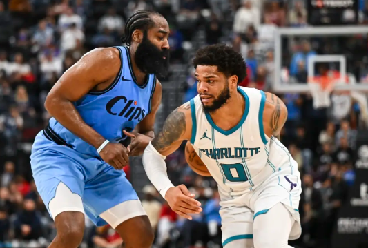 哈登三节31+10+7 小卡23+6 快船35分大胜&对黄蜂已经14连胜