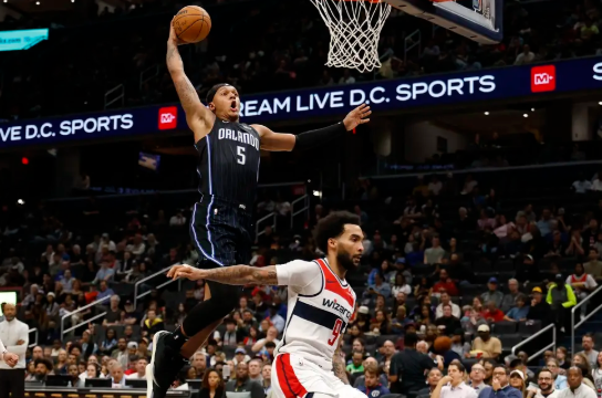 班凯罗33+18+8 小瓦格纳27分 卡林顿新高32+9+7 魔术击败奇才