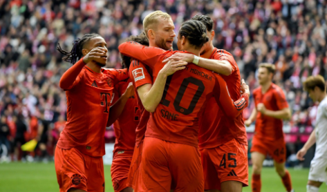 德甲-拜仁3-0轻取美因茨，莱默尔双助攻，凯恩将停赛