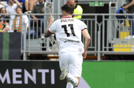 意甲-米兰2-0威尼斯，普利西奇、希门尼斯破门